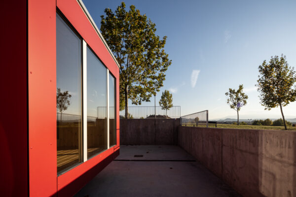 Reportaje de un edificio ventana