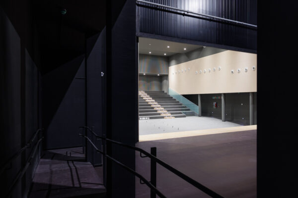 Fotografía y arquitectura auditorio bastidores